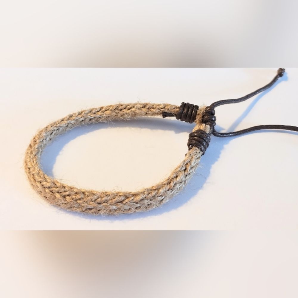 Men's bracelet braided rope new d61